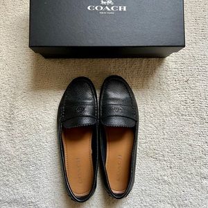 Coach Black Loafer Driving Shoe Size 8